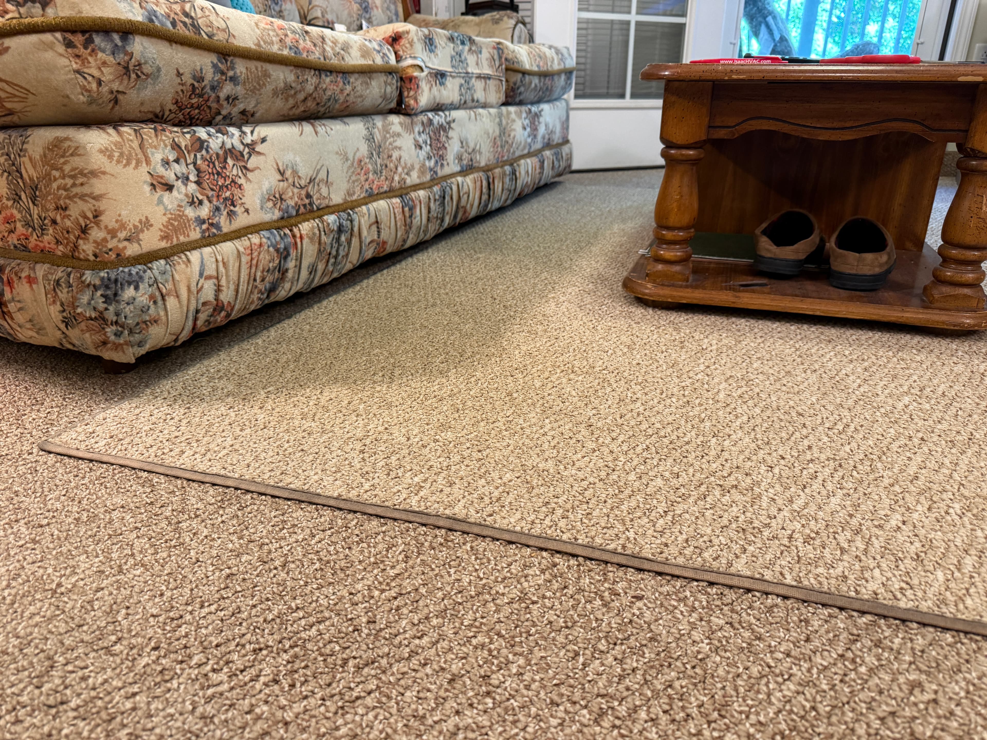 Same area rug after PureLoom cleaning