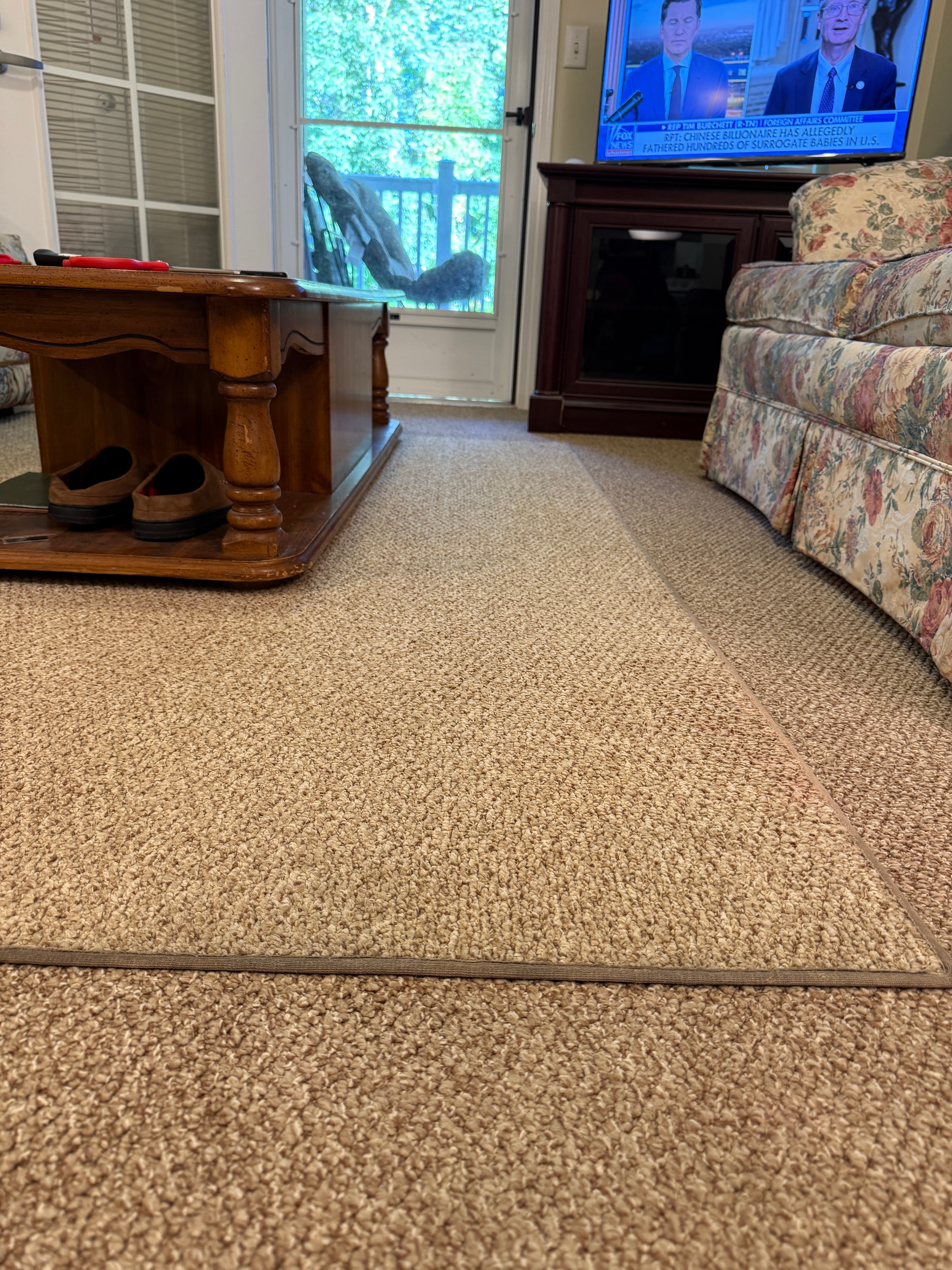 Same carpet after PureLoom cleaning