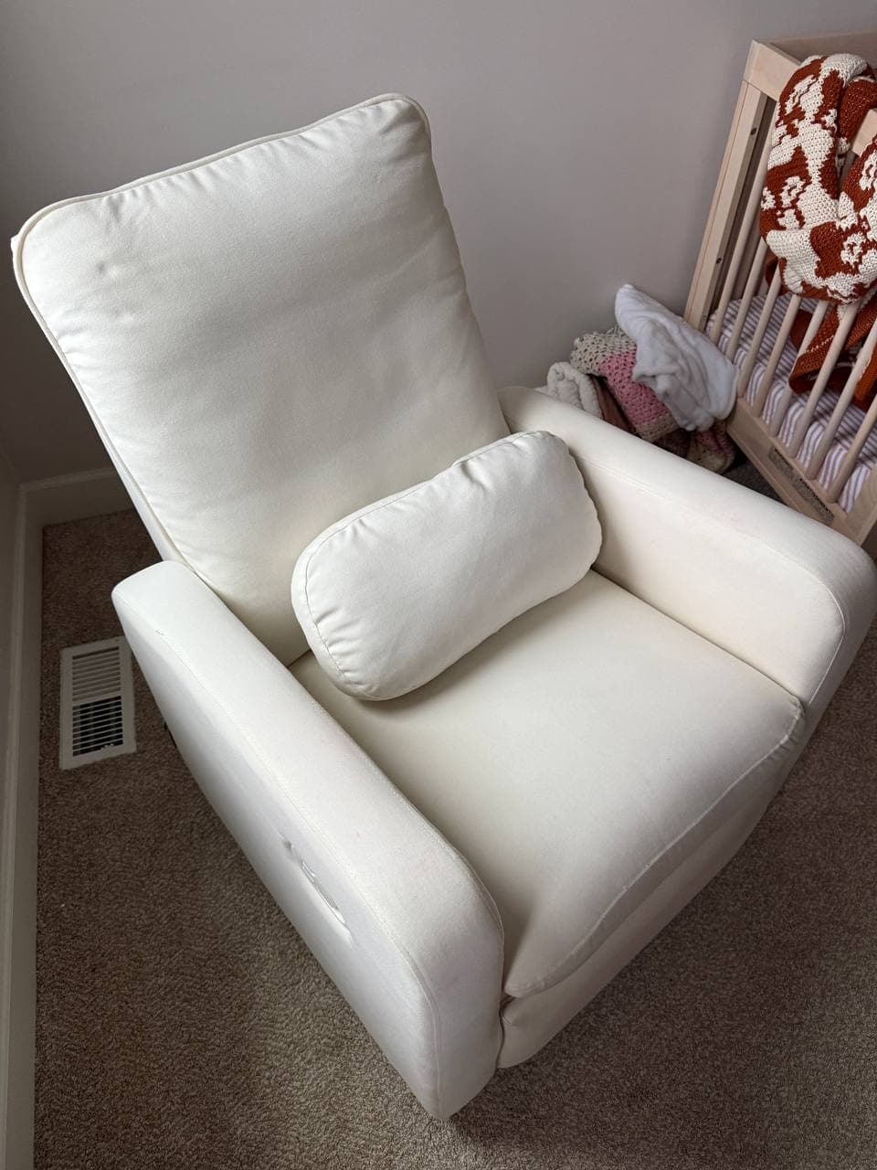 Chair after PureLoom cleaning