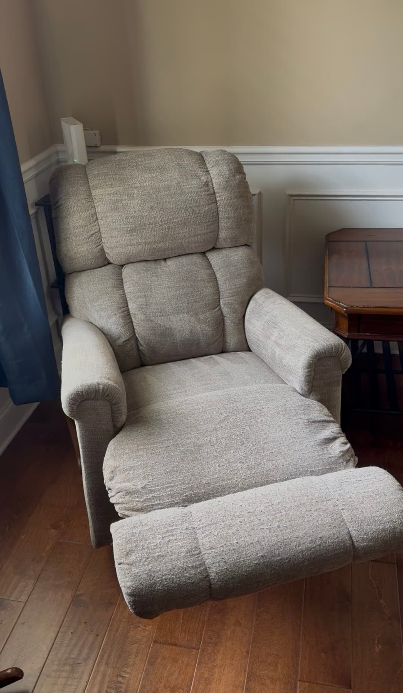 Recliner chair cleaned by PureLoom